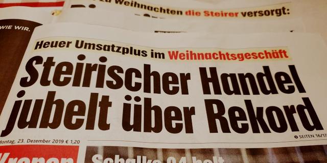 Handel: wer ist da gemeint? | Foto: Kronenzeitung