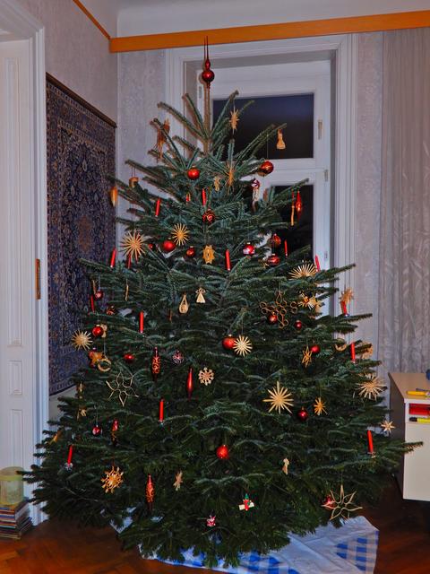 Bald ist der Baum fertig geschmückt!