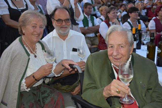 KR Otto Gogl bei der Eröffnung der 50. Steirischen Weinwoche in Leibnitz im August 2019.
