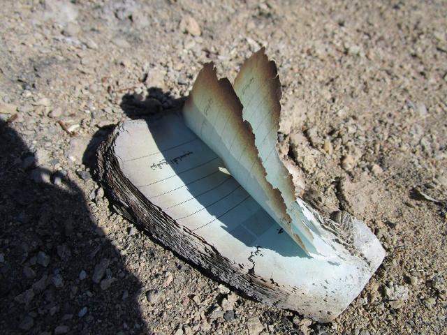 Warum verbrennen, wenn gar nix drinsteht...:)) Hat mir einfach gefallen...