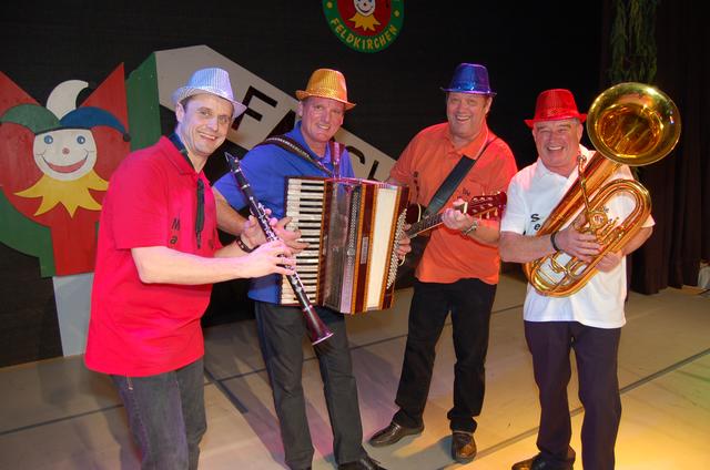 „Die Wuzler“ Max Reinsperger, Hubert Schusser, Sepp Wegleitner und Severin Treffner (von links) | Foto: FFK