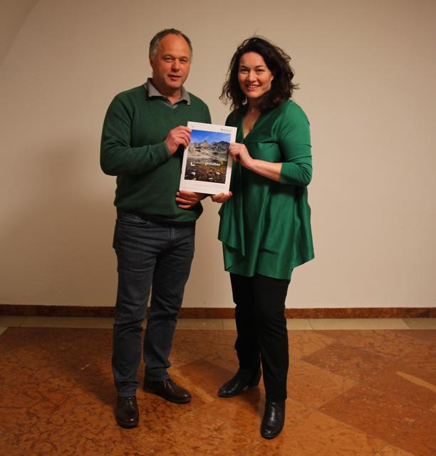 Nationalparkdirektor Hermann Stotter und LH-Stv. Ingrid Felipe.