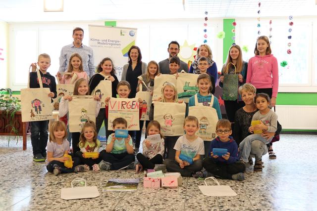 SchülerInnen der NMS Virgental, VS Virgen und Kindergarten Virgen beteiligen sich am Projekt.