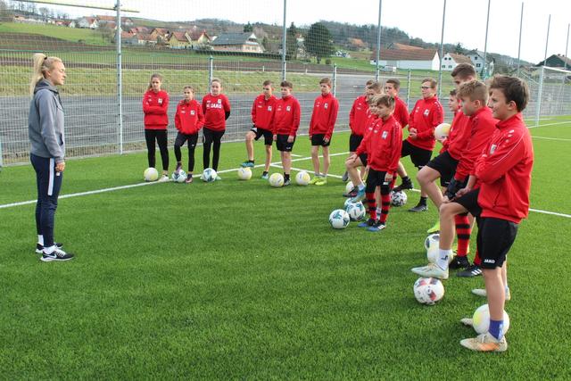 Sarah Puntigam leitete das Training im LAZ Gnas. | Foto: LAZ Gnas