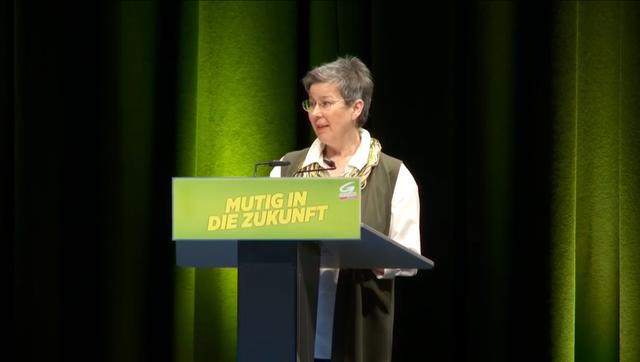 Regina Petrik bei ihrer Rede am Bundeskongress | Foto: Grüne