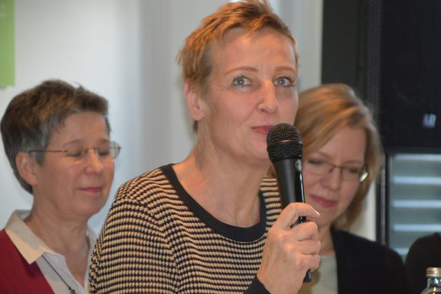Die grüne Nationalratsabgeordnete Sibylle Hamann moderierte die Wahlauftaktveranstaltung der Grünen Burgenland. | Foto: Uchann