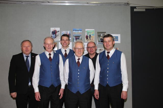 v.l. Hermann Stallinger, Friedrich Azesberger, Dietmar Aesberger, Erwin Andexlinger, Wolfgang Panholzer, Robert Gierlinger