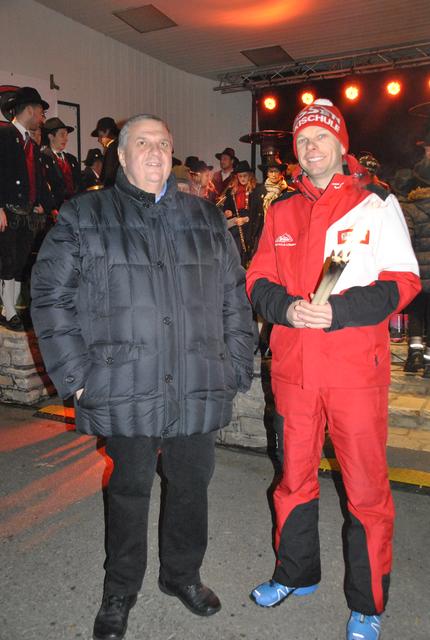 TVB-Obmann Gerd Erharter (li.) und Skischulleiter Christian Fritz