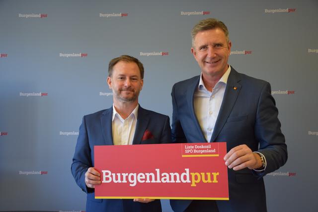 SPÖ-Landesgeschäftsführer Roland Fürst (links) und Sicherheitssprecher LAbg. Ewald Schnecker wollen eine "verantwortungsvolle, vernünftige" Zuwanderungspolitik.