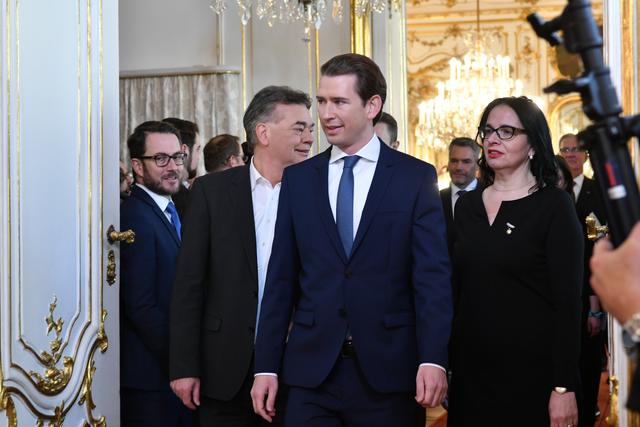 Angelobung der Regierung Kurz II