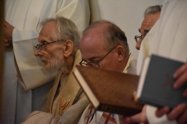 Die Kirche war sein Leben: Br. Bonifaz erlebte im Oktober 2019 noch die Priesterweihe von Matthias Reich in der Klosterkirche Leibnitz mit.
