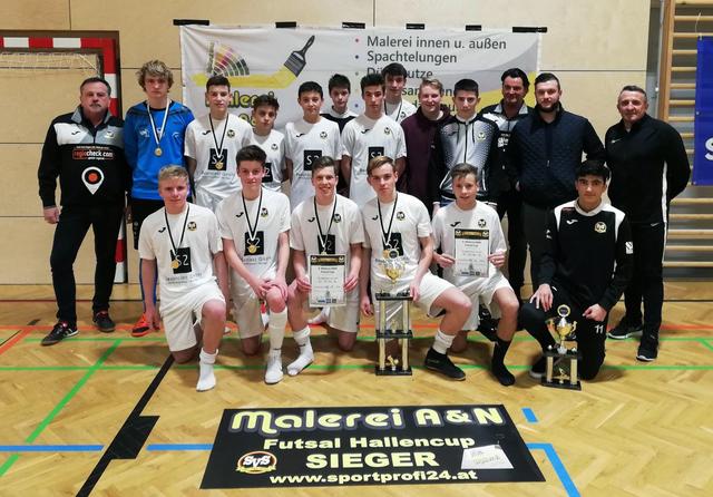 Die erfolgreiche U17-Mannschaft des SV Spittal.