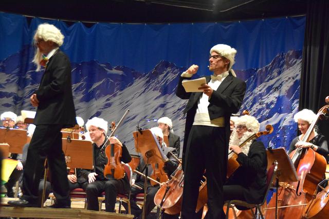 Als Zugabe gab es unter anderem eine Beethoven-Medley - im etwas anderen Sitl. | Foto: Siegele