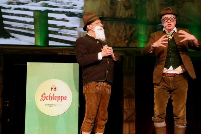 Willi Noll mit Alexander Lutschounigg beim Stadtgerücht 2019