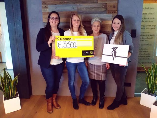 Petra Weberhofer, Julia Plewa, Brigitte Baumgartner und Viktoria Wöls