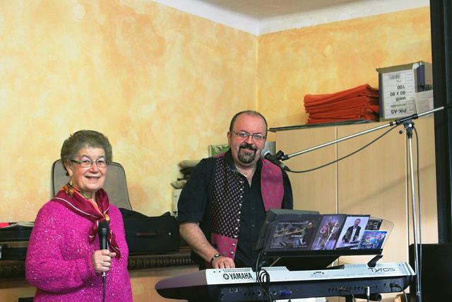 Stammtischleitung Krummnußbaum Peperl Karner und Leo Teufl leiten erfolgreich über ein Jahrzehnt (seit 2008) den Musikantenstammtisch.