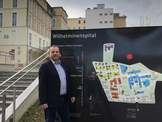 Wegweisende Aufgabe: Günter Dorfmeister ist seit 13 Jahren Direktor des Pflegedienstes im Wilhelminenspital.