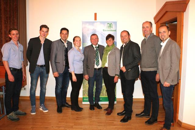Andreas Hölzl, Christoph Pirnbacher, Peter Raggl, Lisa Bachler, Josef Edenhauser, Maria Burgmann, Josef Geisler, Josef Fuchs, Josef Hechenberger.