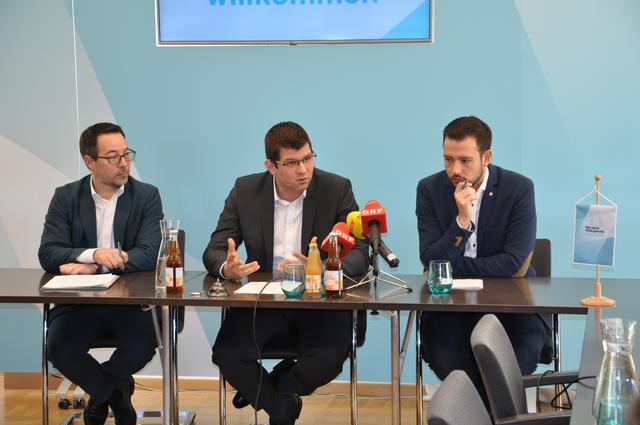 Präsentierten die ÖVP-Schwerpunkte für 2020: Markus Malle, Martin Gruber und Sebastian Schuschnig (von links)