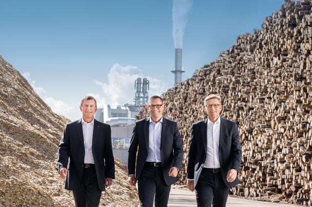Gruppenleitung zog positive Halbjahresbilanz: Walter Schiegl, Thomas Leissing und Ulrich Bühler (v. li.).