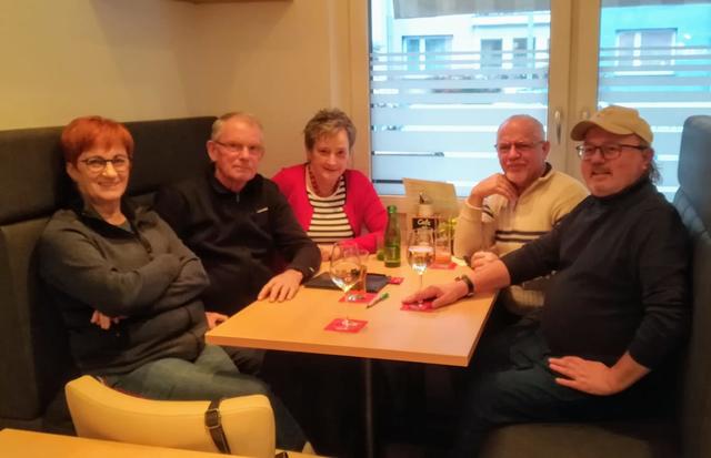 Gabi Huber, Herbert und Traudi Litsch, Gerhard Kurz und Georg Mallaun (v.l)