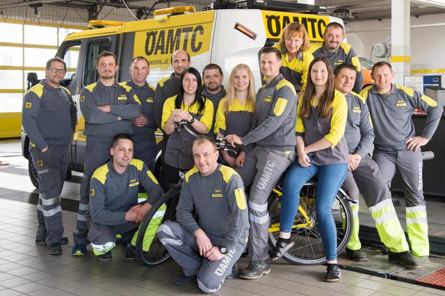 Das Team des ÖAMTC-Stützpunktes in Ried.