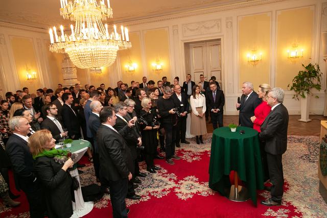 Volles Haus: Zahlreiche Medienschaffende waren beim traditionellen Neujahrsempfang zu Gast.