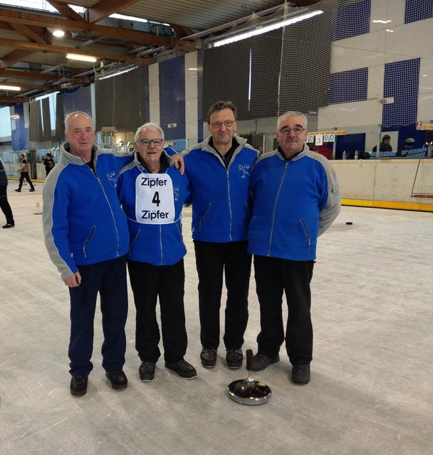v.l. Karl Haslinger, Helmut Mayer, Walter,Ott und Ludwig Furtner.