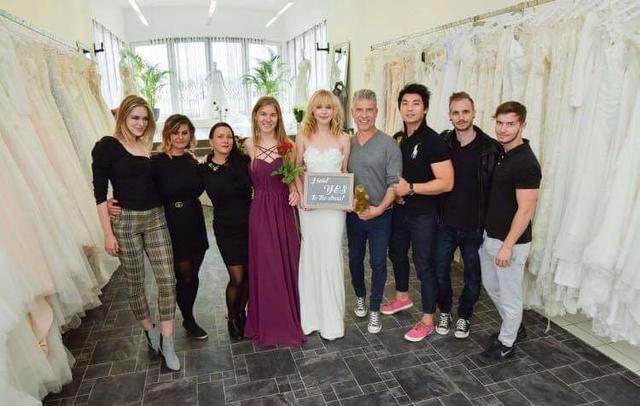 Ein Brautkleid von Brautatelier Coco für Theresia von GNTM.