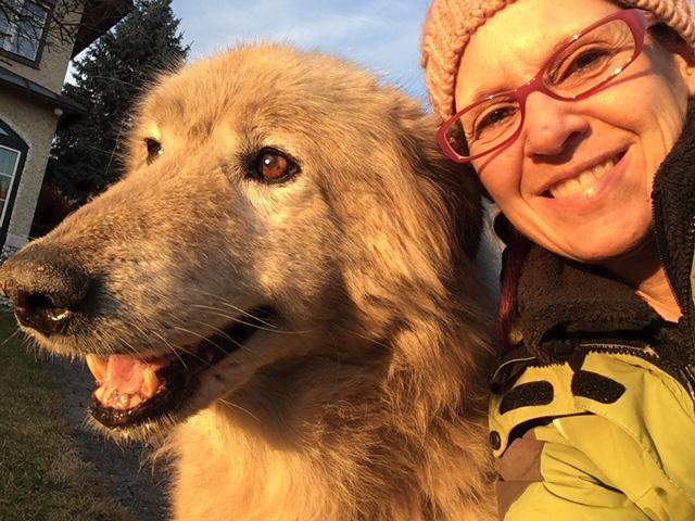 Der große Samy mit seinem Frauchen | Foto: Uschi Polgar