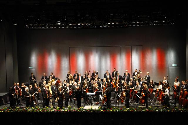 Das Stadtorchester Weiz spielte das Neujahrskonzert im Kunsthaus Weiz.