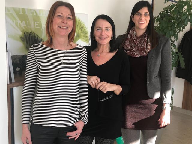 AMS-Team: Sonja Zweiler, Jutta Mohl, Rebecca Pratscher.