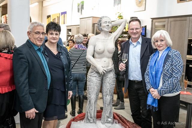 Michael Angerer, Karin Angerer, Richard Fenninger und Kulturstadträtin Rosa Bock