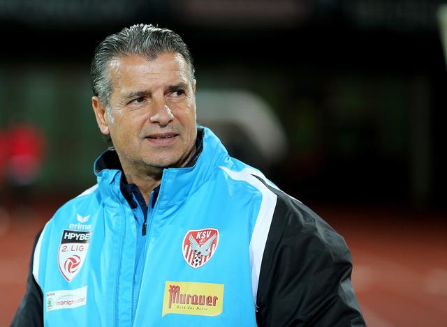 Kurt Russ und sein Team testen am Samstag gegen den Wolfsberger AC.