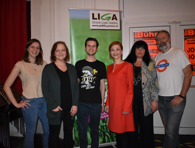 Miriam Üblacker, Dorota Krzywicka-Kaindel, Florian Ladenstein, Ewa Ernst-Dziedzic, Fritzi Weiss, Gottfried Lamers (v.l)