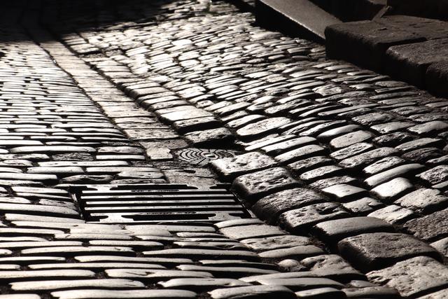 Faszinierend find ich, die mit Steinen ausgelegten Gassen..