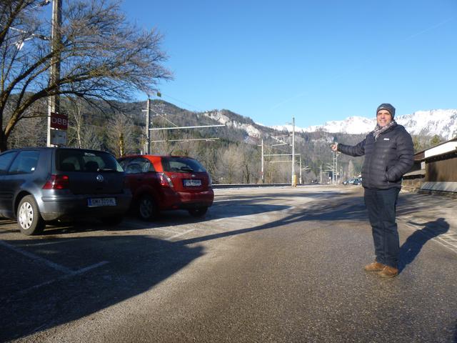 Bürgermesiter Leopold Schilcher freut sich, dass es 2021 60 neue Pendlerparkplätze beim Bad Goiserer Bahnhof geben wird.