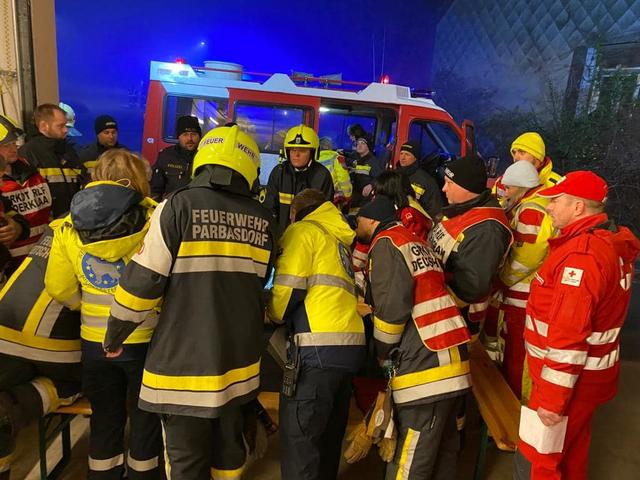 Hier sieht man die ausgezeichnete Zusammenarbeit aller Einsatzorganisationen.