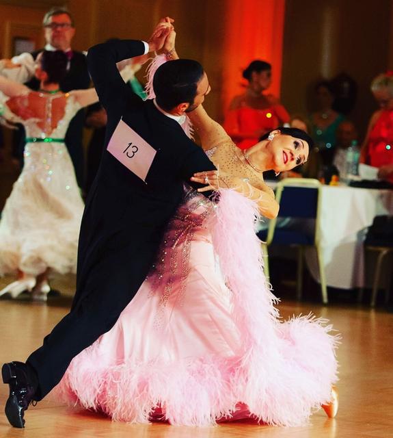 Danilo Campisi mit Erika Sch. bei einem ProAm Turnier. | Foto: Danilo Campisi via Facebook