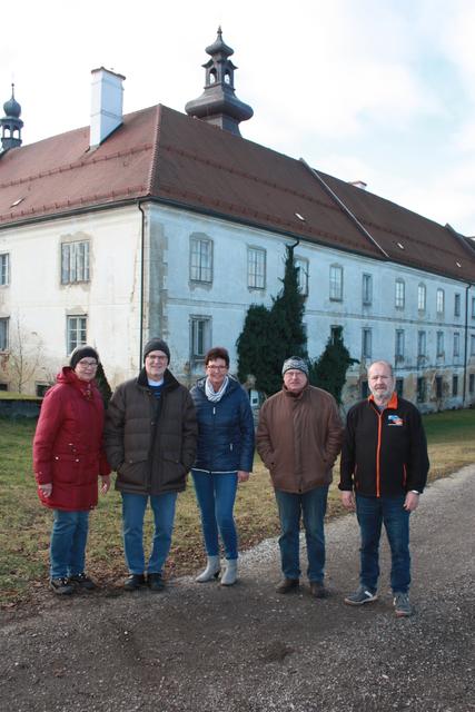 Bürgerinitiative "Birke": V. li. Elisabeth Stritzinger, Heinrich Emhofer, Johanna Trauner, Josef Langthaler & Karl-Heinz Prinz.