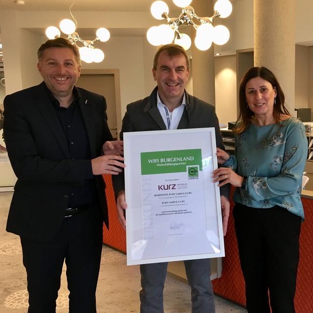 Günter Kurz investiert in die Weiterbildung seienr Mitarbeiter