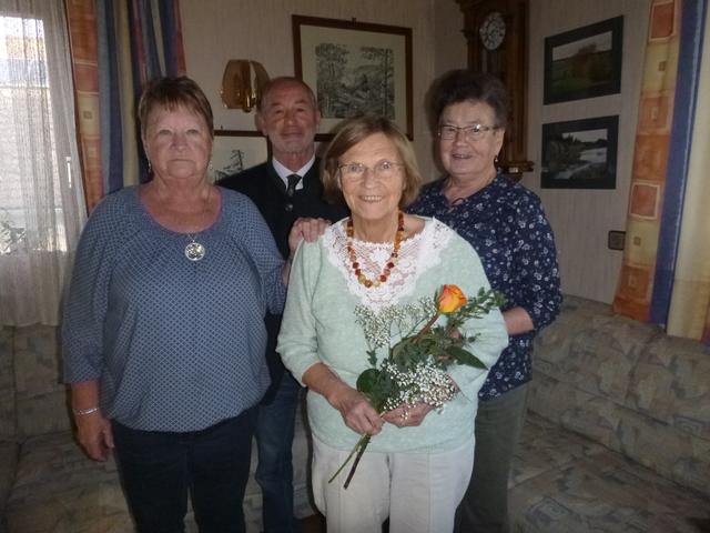 Personen am Bild v.l.n.r.: Waldtraud Mayer, Franz Mayer, Luise Bijak, Hermine Ratschbacher