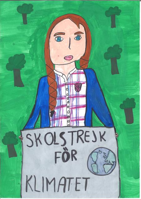 7 – "Greta Thunberg" von Denise Stawarz