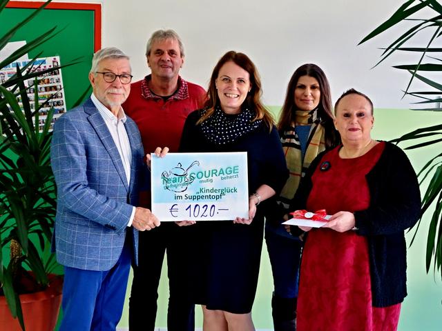 Josef Jahrmann, Ewald Pöll, Silvia Guckler, Christina Groiss und Marion Plank.