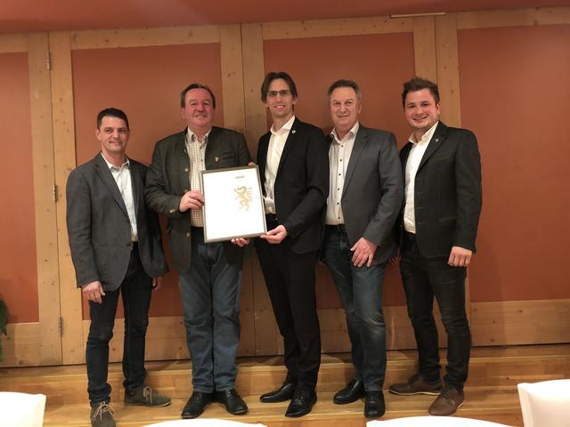 V.l.: Zöhrer, Schweinzger, Schnabel, Hartinger, Pirker