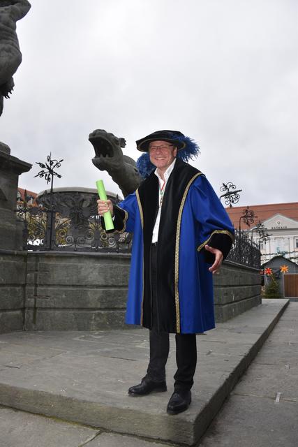 Harald Janesch, der Spielleiter des „Stadtgerüchts zu Clagenfurth"