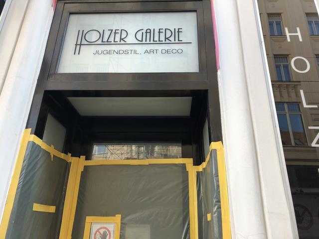 Die Galerie Holzer musste schließen.