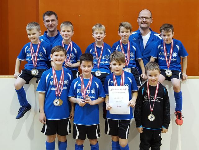 Die U9 freut sich über einen zweiten Platz