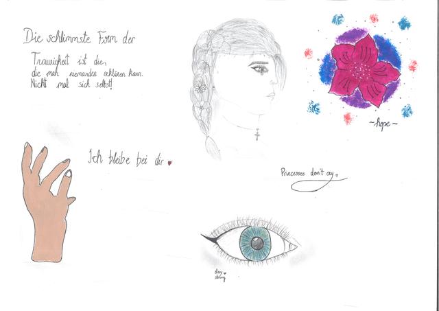 10 – "Princesses don‘t cry" von Ellen Ziehensack