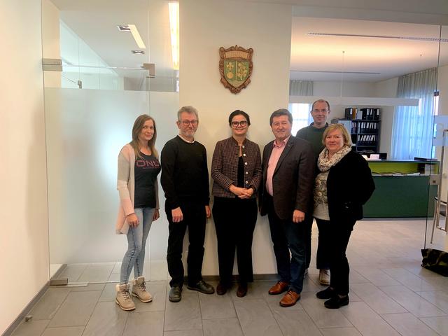Claudia Stampfer, Martin Nessl, Mag. Dr. Brigitte Zarfl, Bürgermeister Ing. Franz Brandl, Josias Kutschera, Gabriele Schinerl
